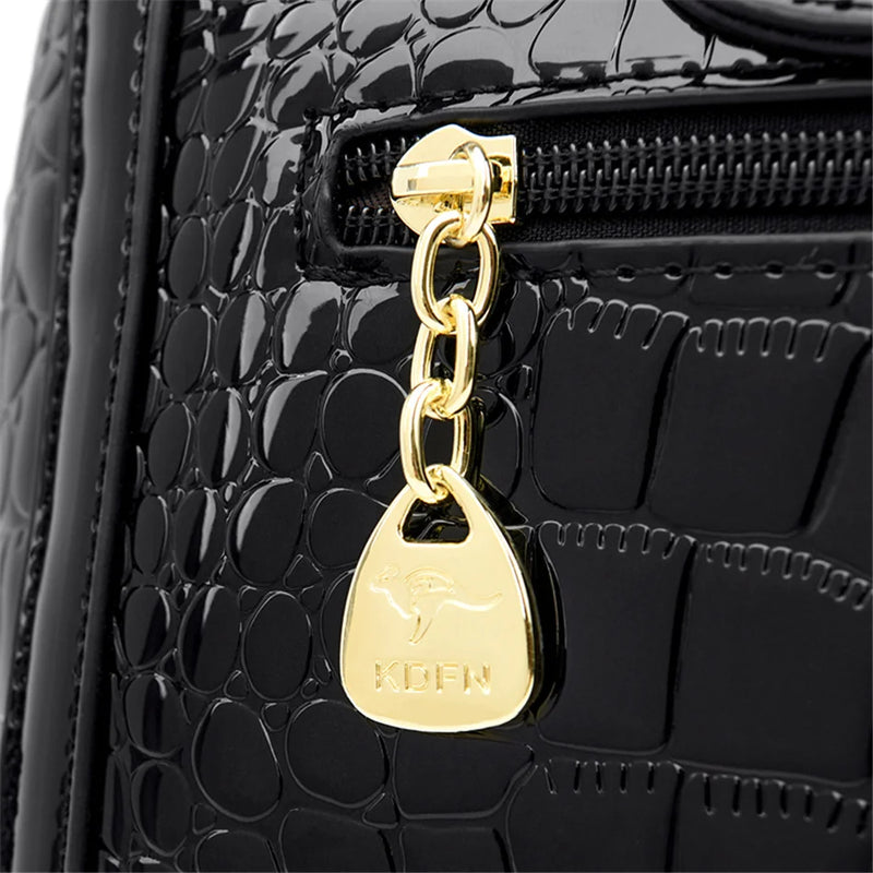 Bolsa Luxury Crocodile Box